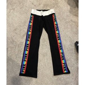 HTF RARE VS PINK Rainbow Yoga Pant Leggings